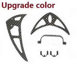Shcong Shuang Ma 9053 SM 9053 RC helicopter accessories list spare parts tail decorative set (Upgrade color)