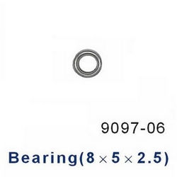 Shcong Shuang Ma 9097 SM 9097 RC helicopter accessories list spare parts bearing (8*5*2.5)