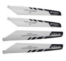 Shcong Shuang Ma 9101 SM 9101 RC helicopter accessories list spare parts main blades (White)