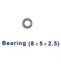 Shcong Shuang Ma 9101 SM 9101 RC helicopter accessories list spare parts bearing (Big 8*5*2.5mm)