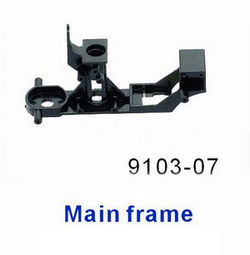 Shcong Shuang Ma 9103 SM 9103 RC helicopter accessories list spare parts main frame