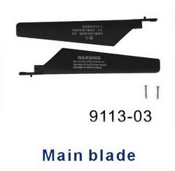 Shcong Shuang Ma 9113 SM 9113 RC helicopter accessories list spare parts main blades