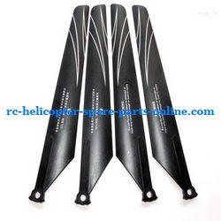Shcong Double Horse 9115 DH 9115 RC helicopter accessories list spare parts main blades (2x upper + 2x lower)