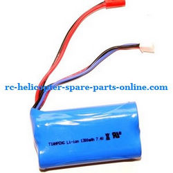 Shcong Double Horse 9117 DH 9117 RC helicopter accessories list spare parts battery (7.4V 1500mAh red JST plug)