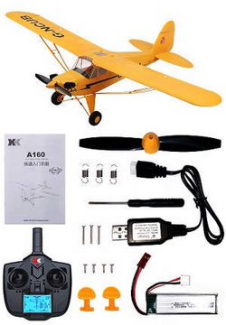 Shcong Wltoys XK A160 brushless motor airplane with 1 battery RTF