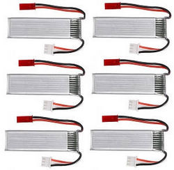 Shcong Wltoys XK A160 RC Airplanes Helicopter accessories list spare parts 7.4V 600mAh battery 6pcs