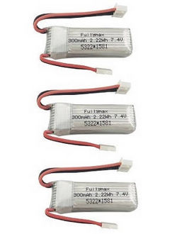 Shcong Wltoys XK A180 RC Airplanes Helicopter accessories list spare parts 7.4V 300mAh battery 3pcs