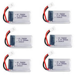 Shcong Wltoys XK A200 RC Airplanes Helicopter accessories list spare parts 3.7V 300mAh battery 6pcs