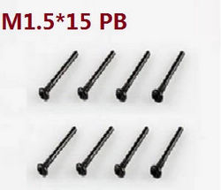 Shcong Wltoys A202 RC Car accessories list spare parts A202-11 cross head half screw M1.5*15PB