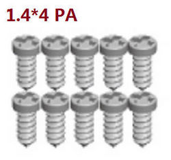 Shcong Wltoys A222 RC Car accessories list spare parts K989-20 cross recessed pan head screws M1.4*4