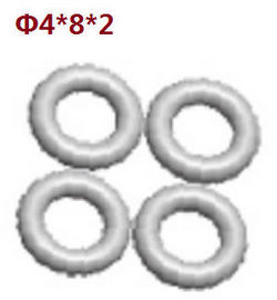 Shcong Wltoys A252 RC Car accessories list spare parts A202-22 axis O ring 4*8*2