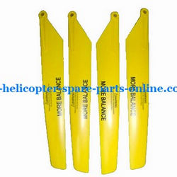Shcong FXD a68688 helicopter accessories list spare parts main blades yellow