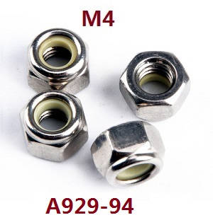 Shcong Wltoys A929 RC Car accessories list spare parts M4 nuts A929-94 - Click Image to Close