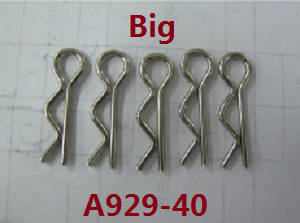 Shcong Wltoys A929 RC Car accessories list spare parts big R pin 5pcs A929-40