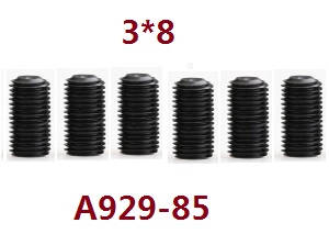 Shcong Wltoys A929 RC Car accessories list spare parts machine screws 3*8 A929-85