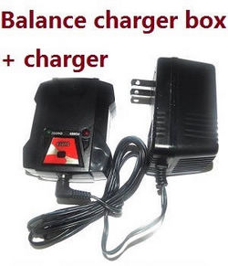 Wltoys A949 Wltoys 184012 XKS WL Tech XK RC Car accessories list spare parts balance charger box + charger - Click Image to Close