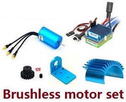 Shcong Wltoys A949 RC Car accessories list spare parts Brushless motor set - Click Image to Close