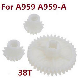 Shcong Wltoys A959 A959-A A959-B RC Car accessories list spare parts Reduction gear + driving gear (Plastic) for A959 A959-A - Click Image to Close