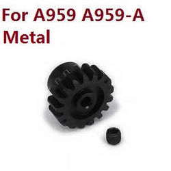 Shcong Wltoys A959 A959-A A959-B RC Car accessories list spare parts metal gear on the motor (For A959 A959-A)