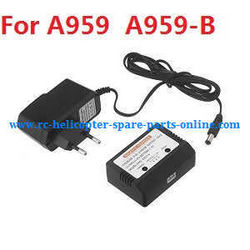 Shcong Wltoys A959 A959-A A959-B RC Car accessories list spare parts charger and balance charger box (A959 A959-B)