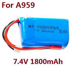 Shcong Wltoys A959 A959-A A959-B RC Car accessories list spare parts 7.4V 1800mAh battery For A959 - Click Image to Close