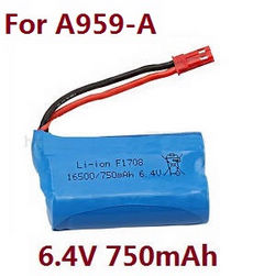 Shcong Wltoys A959 A959-A A959-B RC Car accessories list spare parts 6.4V 750mAh battery for A959-A - Click Image to Close