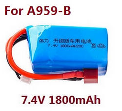 Shcong Wltoys A959 A959-A A959-B RC Car accessories list spare parts 7.4V 1800mAh battery for A959-B - Click Image to Close