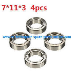 Shcong Wltoys A959 A959-A A959-B RC Car accessories list spare parts Bearing (7*11*3 4pcs) - Click Image to Close