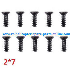 Shcong Wltoys A959 A959-A A959-B RC Car accessories list spare parts screws 2*7 10pcs - Click Image to Close