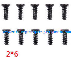 Shcong Wltoys A959 A959-A A959-B RC Car accessories list spare parts screws 2*6 10pcs