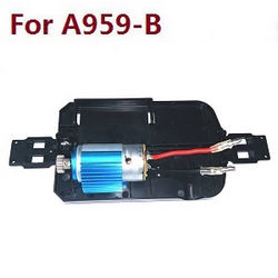 Shcong Wltoys A959 A959-A A959-B RC Car accessories list spare parts bottom board with main motor set (Assembled) For A959-B