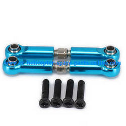 Shcong Wltoys A959 A959-A A959-B RC Car accessories list spare parts front and rear servo link buckles (2pcs Blue)