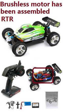 Shcong Wltoys A959-B RC car upgrade to brushlless motor version, (Assembled) RTR.