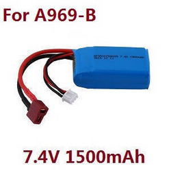 Shcong Wltoys A969 A969-A A969-B RC Car accessories list spare parts 7.4V 1500mAh battery (For A969-B) - Click Image to Close