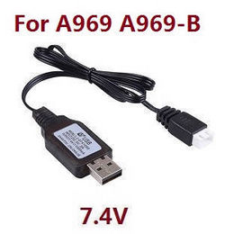 Shcong Wltoys A969 A969-A A969-B RC Car accessories list spare parts USB charger wire 7.4V - Click Image to Close