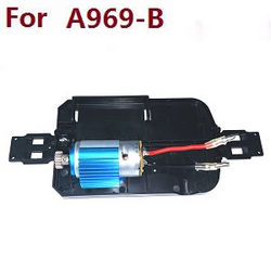 Shcong Wltoys A969 A969-A A969-B RC Car accessories list spare parts bottom board with main motor set (For A969-B)