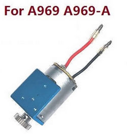 Shcong Wltoys A969 A969-A A969-B RC Car accessories list spare parts 390 main motor with motor gear and fixed board (For A969 A969-A)