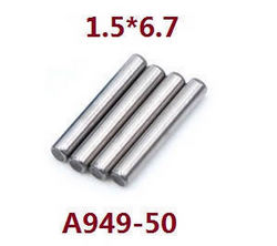 Shcong Wltoys A969 A969-A A969-B RC Car accessories list spare parts small metal bar 1.5*6.7 A949-50
