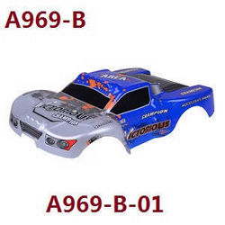 Shcong Wltoys A969 A969-A A969-B RC Car accessories list spare parts blue car shell A969-B-01