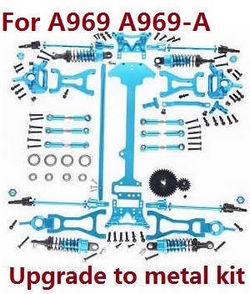 Shcong Wltoys A969 A969-A A969-B RC Car accessories list spare parts upgrade to metal kit (For A969 A969-A)