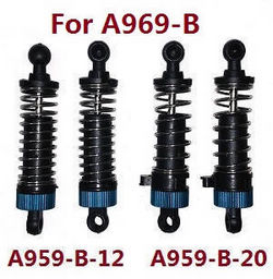 Shcong Wltoys A969 A969-A A969-B RC Car accessories list spare parts shock absorber (For A969-B) A959-B-12 A959-B-20