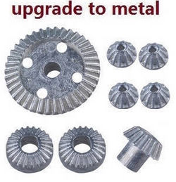 Shcong Wltoys A969 A969-A A969-B RC Car accessories list spare parts differential planet and big gear + Driving gear 8pcs (Metal) - Click Image to Close