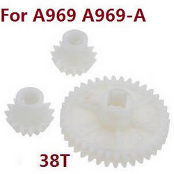 Shcong Wltoys A969 A969-A A969-B RC Car accessories list spare parts reduction gear + driving gear (Plastic) for A969 A969-A