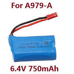 Shcong Wltoys A979 A979-A A979-B RC Car accessories list spare parts 6.4V 750mAh battery (For A979-A) - Click Image to Close