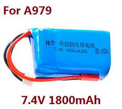 Shcong Wltoys A979 A979-A A979-B RC Car accessories list spare parts 7.4V 1800mAh battery (For A979) - Click Image to Close