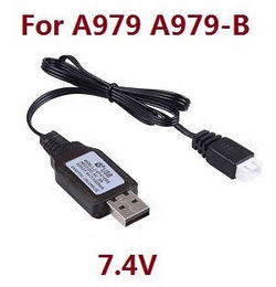 Shcong Wltoys A979 A979-A A979-B RC Car accessories list spare parts USB charger wire 7.4V