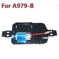 Shcong Wltoys A979 A979-A A979-B RC Car accessories list spare parts bottom board with main motor set (For A979-B)