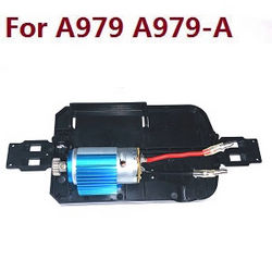 Shcong Wltoys A979 A979-A A979-B RC Car accessories list spare parts bottom board with main motor set (For A979 A979-A)