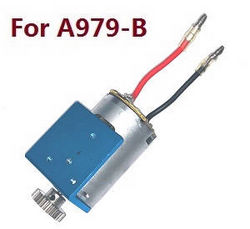 Shcong Wltoys A979 A979-A A979-B RC Car accessories list spare parts 540 main motor with motor gear and fixed board (For A979-B) - Click Image to Close