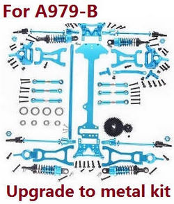 Shcong Wltoys A979 A979-A A979-B RC Car accessories list spare parts upgrade to metal kit (For A979-B)